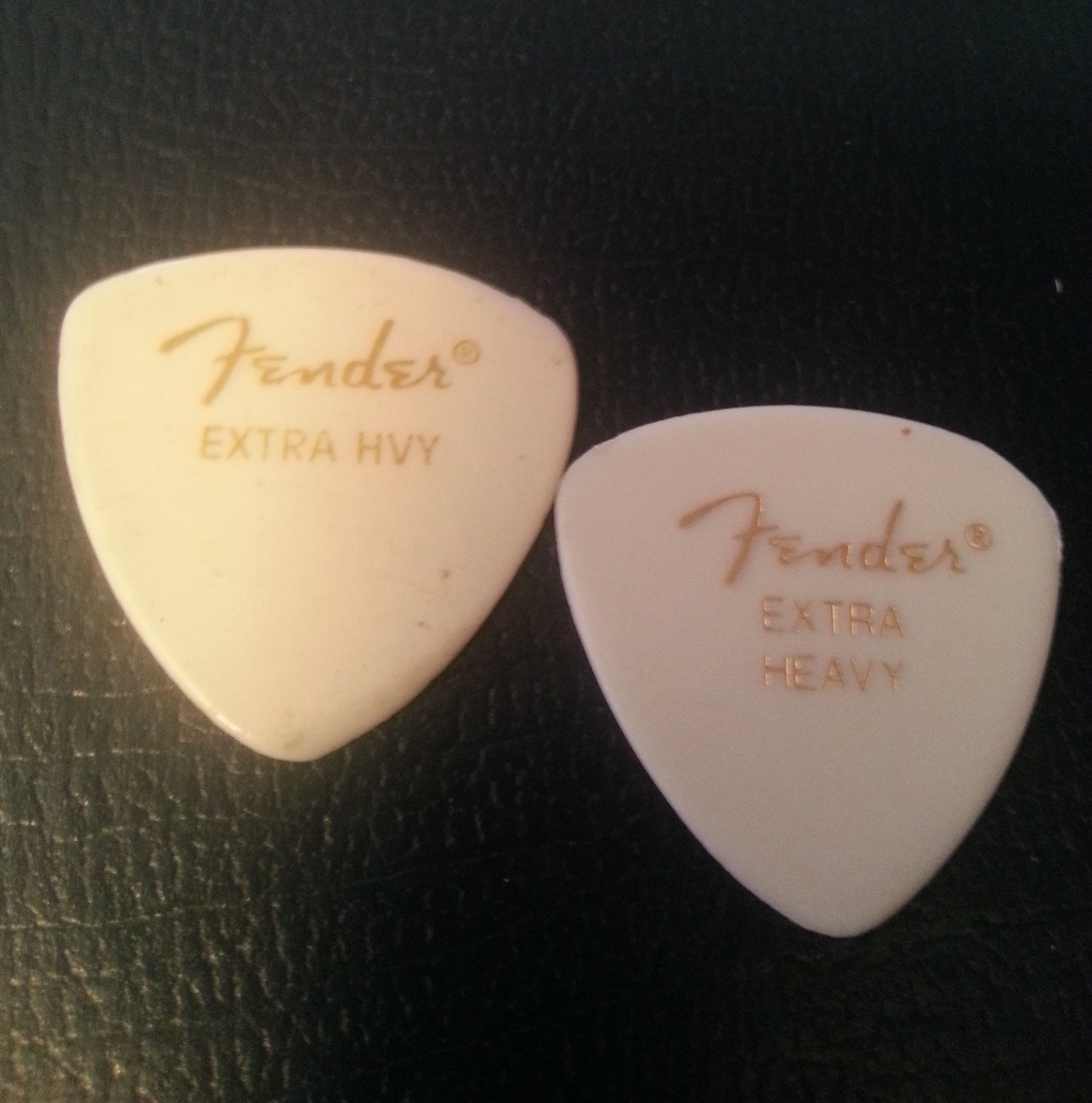 Fender Extra Heavy White Guitar Picks