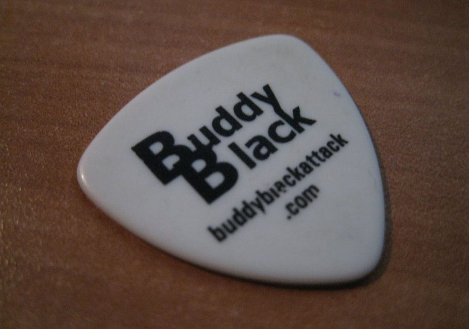 Buddy Black Guitar Pick